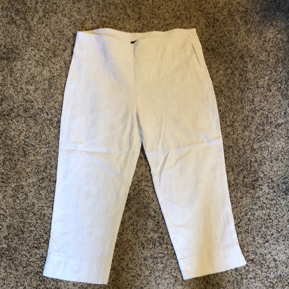 Zac & Rachel skinny white Capri